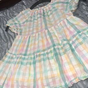 Pastel Plaid Dress